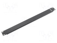 Stopper; 1U; black; Standard: 19" LANBERG