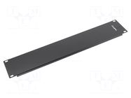 Stopper; 2U; black; Standard: 19" LANBERG