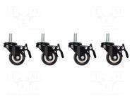 Set of wheels; black LANBERG