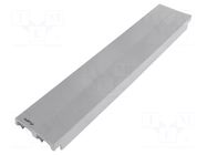Stopper; 2U; grey; Standard: 19" LANBERG