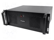 Enclosure: ATX server; Standard: 19"; 4U; black; Z: 177mm; X: 430mm LANBERG