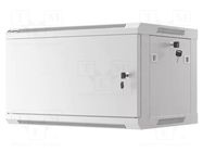 Enclosure: rack cabinet; Standard: 19"; 6U; grey; Z: 450mm; X: 600mm LANBERG