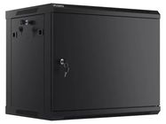 Enclosure: rack cabinet; Standard: 19"; 9U; black; Z: 450mm; X: 600mm LANBERG