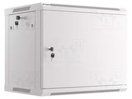 Enclosure: rack cabinet; Standard: 19"; 9U; grey; Z: 450mm; X: 600mm LANBERG