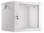 Enclosure: rack cabinet; Standard: 19"; 9U; grey; Z: 450mm; X: 600mm LANBERG