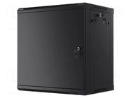 Enclosure: rack cabinet; Standard: 19"; 12U; black; Z: 450mm LANBERG