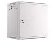 Enclosure: rack cabinet; Standard: 19"; 12U; grey; Z: 450mm; X: 600mm LANBERG