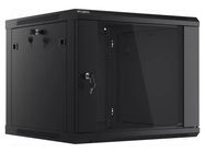 Enclosure: rack cabinet; Standard: 19"; 9U; black; Z: 600mm; X: 600mm LANBERG