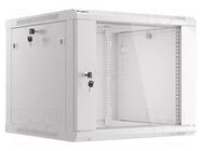 Enclosure: rack cabinet; Standard: 19"; 9U; grey; Z: 600mm; X: 600mm LANBERG