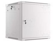 Enclosure: rack cabinet; Standard: 19"; 12U; grey; Z: 600mm; X: 600mm LANBERG