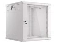 Enclosure: rack cabinet; Standard: 19"; 12U; grey; Z: 600mm; X: 600mm LANBERG