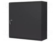 Enclosure: rack cabinet; Standard: 19"; 6U; black; Z: 200mm; X: 540mm LANBERG