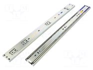 Ball guide; zinc plated steel; L: 500mm; 40kg; silent closing GTV Poland