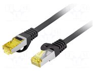 Patch cord; RJ45 plug,both sides; S/FTP; 6a; stranded; Cu; LSZH LANBERG