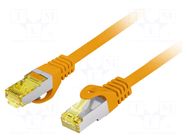 Patch cord; RJ45 plug,both sides; S/FTP; 6a; stranded; Cu; LSZH LANBERG