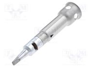 Tip; chisel; 2.4mm; for gas soldering iron 