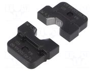 Crimping jaws; non-insulated terminals; Size: 9.5 HARTING