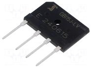 Bridge rectifier: single-phase; Urmax: 600V; If: 15A; Ifsm: 225A DIOTEC SEMICONDUCTOR