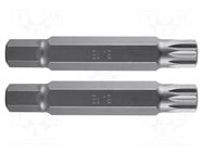 Screwdriver bit; spline (12-angles); XZN M12; Overall len: 75mm NEO TOOLS