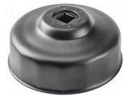 Socket; 14-angles,for oil filter; 65mm; 3/8" NEO TOOLS