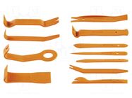 Door upholstery remover; 11pcs. NEO TOOLS
