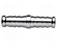 Plug-in nozzle; double-sided; brass; Pneumatic connection: 8mm NEO TOOLS