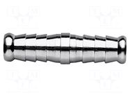 Plug-in nozzle; double-sided; brass; Pneumatic connection: 10mm NEO TOOLS