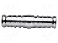 Plug-in nozzle; double-sided; brass; Pneumatic connection: 12mm NEO TOOLS