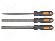 Kit: files; wood,grinding; 3pcs. NEO TOOLS