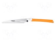 Saw; japanese,manual,folding,narrow profile; wood; 11teeth/inch NEO TOOLS