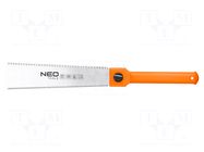 Saw; double-sided,japanese,manual; wood; 7teeth/inch; 250mm NEO TOOLS