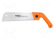 Saw; japanese,precision,manual; wood; 16teeth/inch; 275mm NEO TOOLS