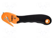 Knife; for cutting foil and tapes,for plastic band; 190mm NEO TOOLS