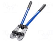 Tool: for crimping; non-insulated terminals,ring tube terminal PARTEX