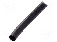 Insulating tube; PVC; black; -20÷125°C; Øint: 12mm; L: 150m; UL94V-0 SIGI