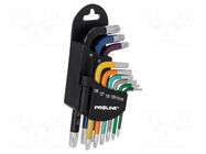 Wrench-set; Torx®; S2 steel; 9pcs. PROLINE