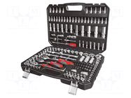 Wrench-set; 6-angles,Torx® socket,socket spanner; 150pcs. PROLINE