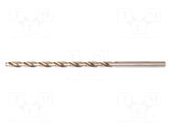Drill bit; for metal; Ø: 4mm; L: 220mm; high speed steel; case PROLINE