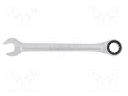 Wrench; rattle,combination spanner; 19mm; Overall len: 246.4mm PROLINE