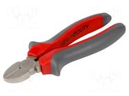 Pliers; side,cutting; ergonomic handle,satin; 160mm; HEAVY DUTY PROLINE