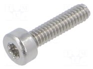 Screw; M2x8; 0.4; Head: cheese head; Torx®; TX06; ISO 14579 BOSSARD