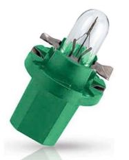 Lamp 12V 2W BAX8.5d/2 green PHILIPS