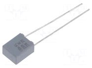 Capacitor: polyester; 100nF; 160VAC; 250VDC; 5mm; ±10%; 6x11x7.2mm VISHAY