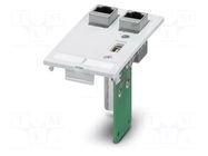 Front plate, 5 Gbps, CAT5e PHOENIX CONTACT