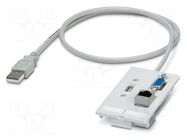 Front plate, 480 Mbps, CAT5e PHOENIX CONTACT