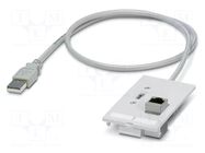 Front plate, 100 Mbps, CAT5e PHOENIX CONTACT