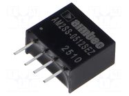 Converter: DC/DC; 2W; Uin: 4.5÷5.5VDC; Uout: 12VDC; Iout: 167mA; SIP4 AIMTEC