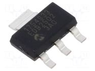 IC: voltage regulator; LDO,linear,fixed; 3.3V; 0.15A; SOT223-3 MICROCHIP TECHNOLOGY