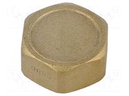 Splice terminal: stopper; hexagonal; brass CW617N; BR GEBO