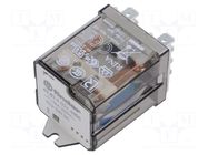 Relay: electromagnetic; 3PDT; 230VAC; Icontacts max: 10A; plug-in FINDER